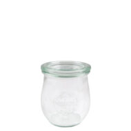 德國Weck762玻璃罐附蓋 Tulip Jar
