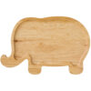大象造型橡膠木餐盤